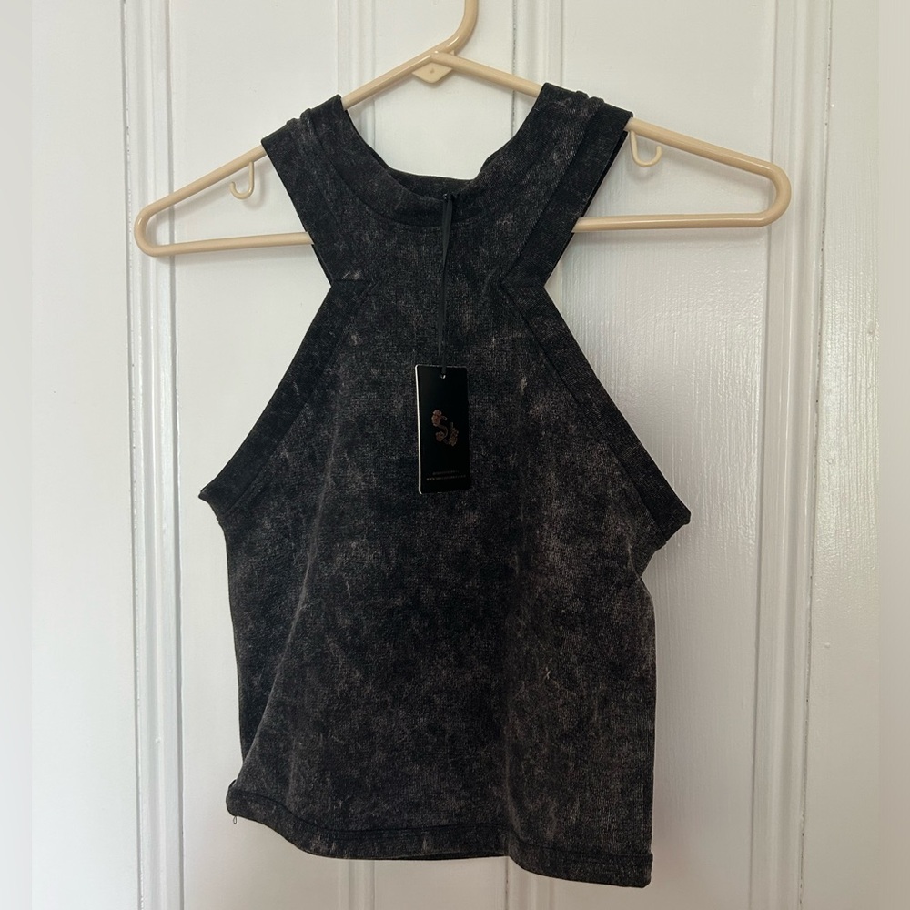 SOLD Sincerely Jules Asymmetrical Grunge Crop Top